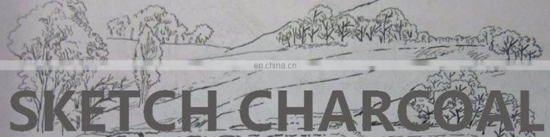 Dia. 3~4mm Length 120mm Sketch Pencil Charcoal Round Willow Charcoal Stick
