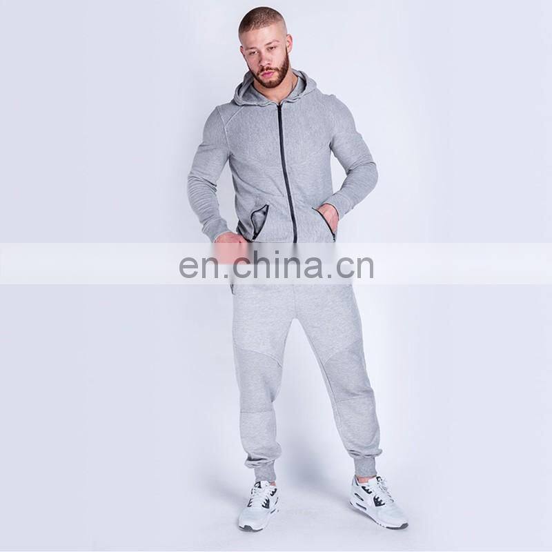 excecise fitness light weight fleece plain cotton tracksuit