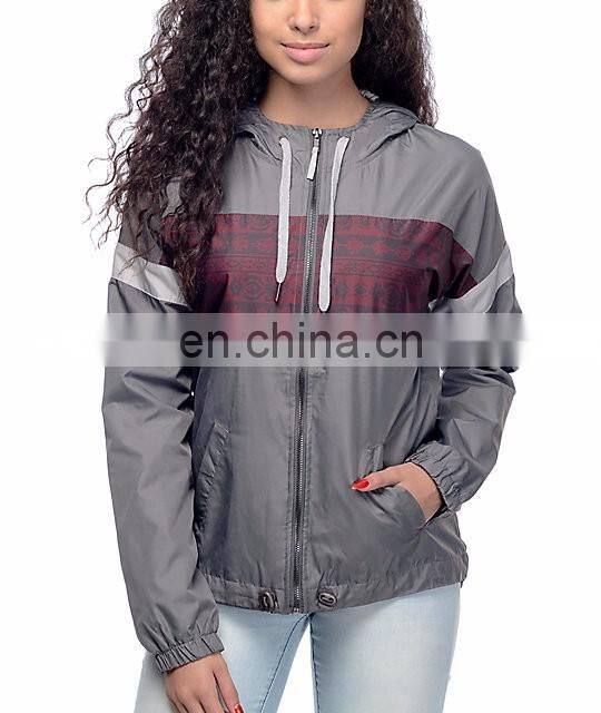Wind Breaker Jacket - 2017 new Custom ladies Spring Microfiber Wind Breaker waterproof windbreaker jacket