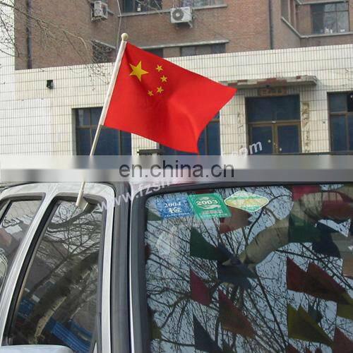 2017 Polyester mini mirror car flag
