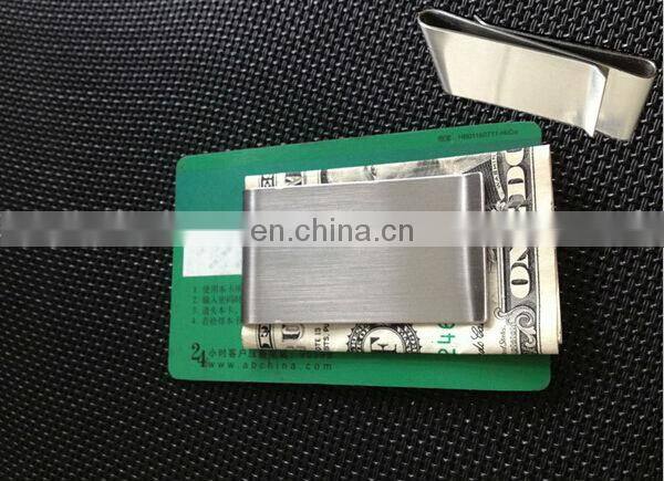 Custom Promotion stainless steel antique money clip