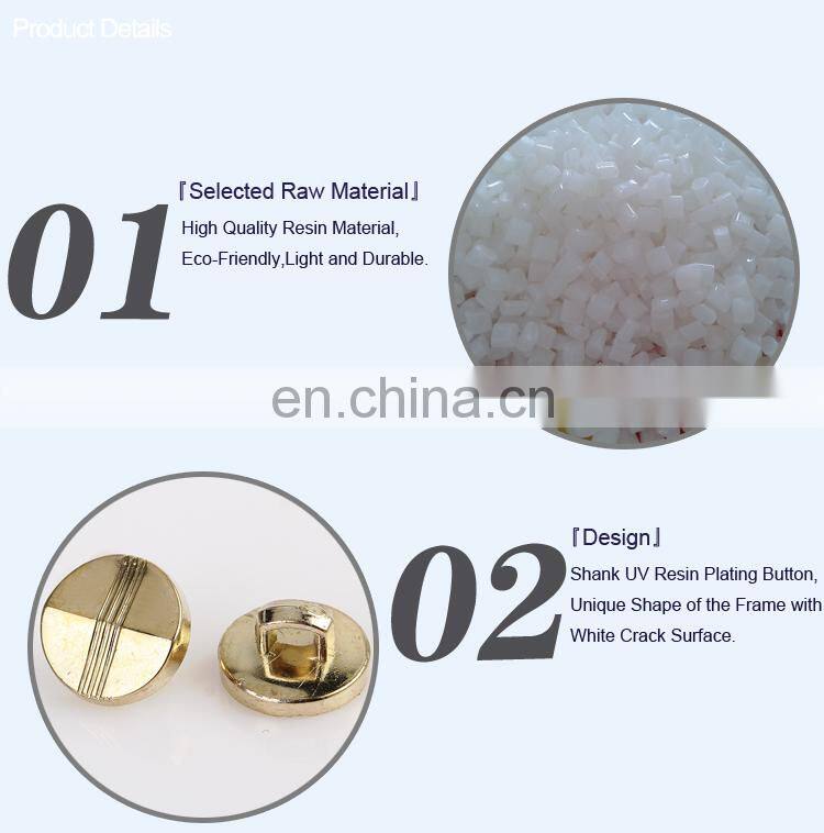 ABS Plating Buttons Fancy Shirt Button BA60406