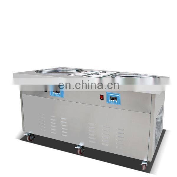 Trending Products Cold Stone Table Fried Ice Cream Roll Frying Machine