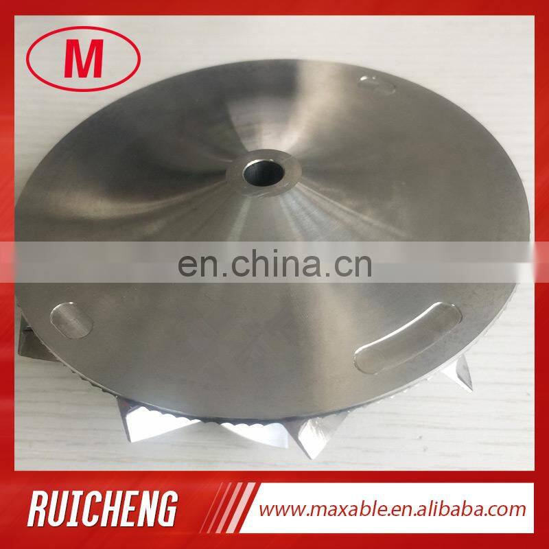 T76 6+6 blades 76.71/102.35mm turbo aluminum 2618/milling/billet compressor wheel for racing