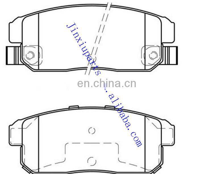 For Sentra Spare Parts Ceramic Brake Pads D900 44060-4U092