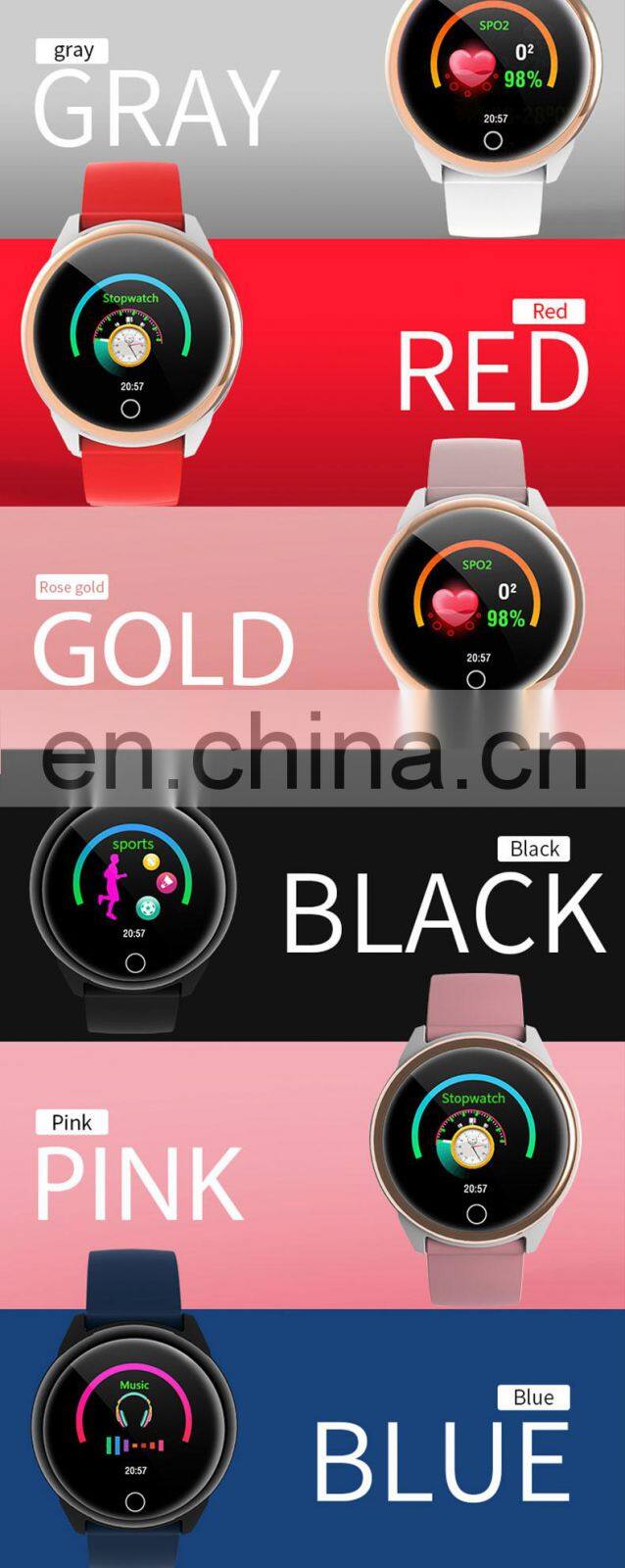 Original Smart Watch 2019 Shenzhen Sport Fitness Bracelet Wristband Water Proof Wholesale Touch Screen Best Android Watch Smart