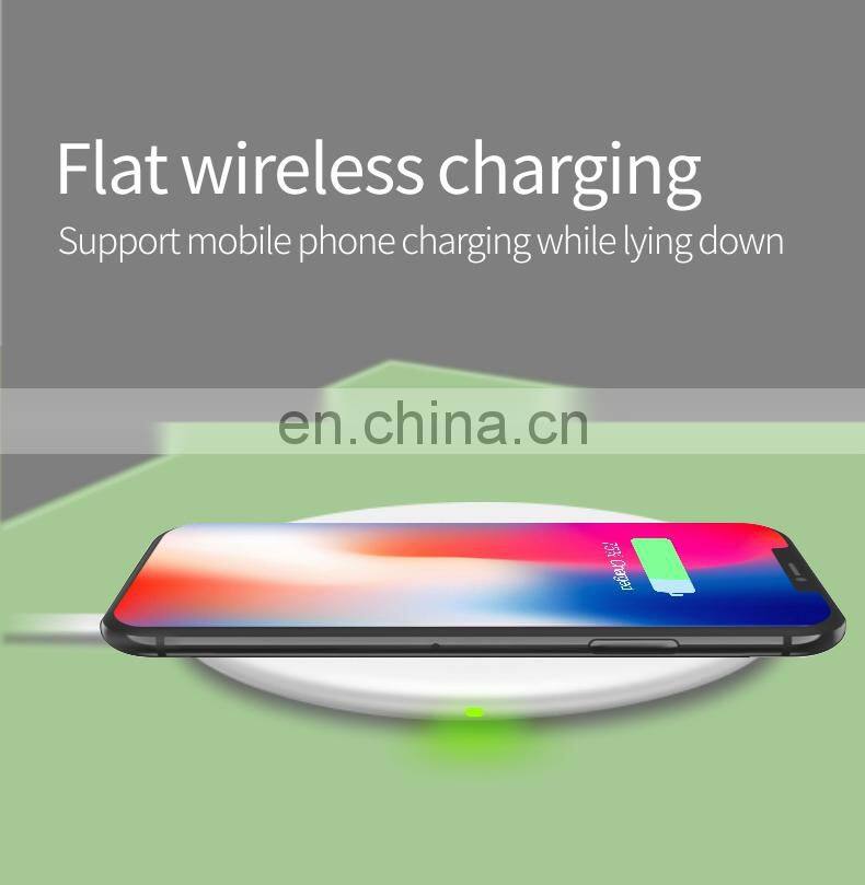 Factory wholesales Super Thin Qi-Standard Fast Charging 15W 10W 7.5W Wireless Charger