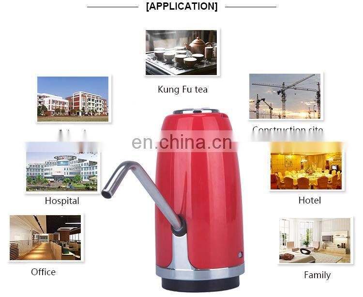 JAW-E1 Drinking Water Pump Electric Dispenser 5 Gallon Bottle Desk Top Powerful Rotational Portable for Home Kitchen Office Use