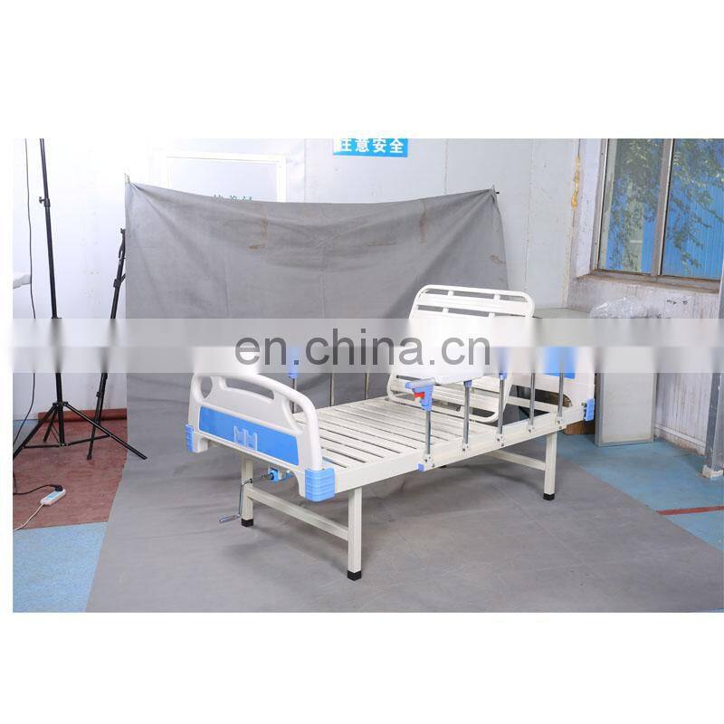Medical single cranks manual hospital bed furniture