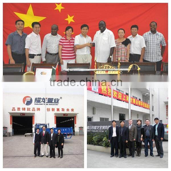 tapered aluminium electric operated system flagpole