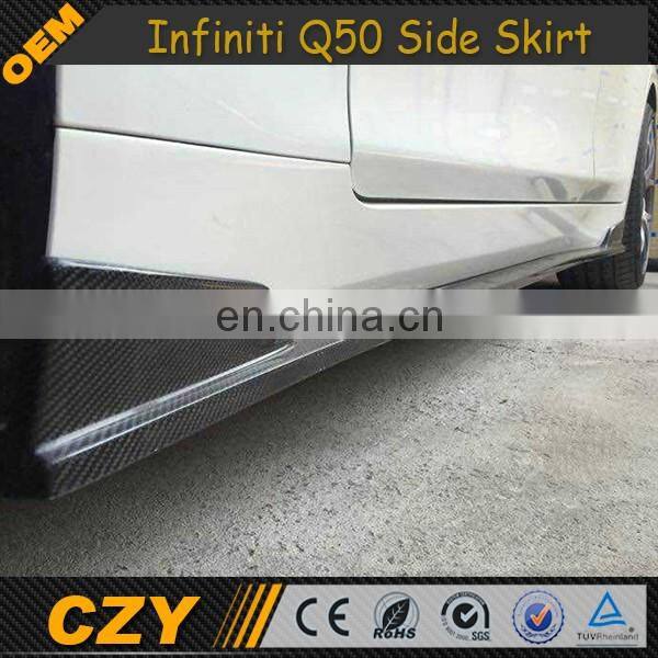 For Infiniti Q50 Q50S Carbon Fiber Rear Trunk Wing Spoiler 2013-2019