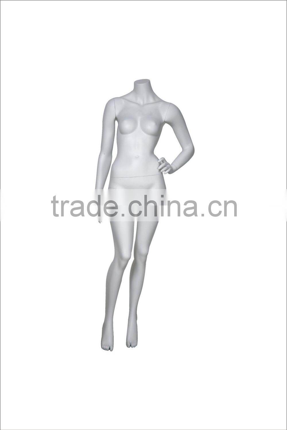 beautiful frp female headless mannequin
