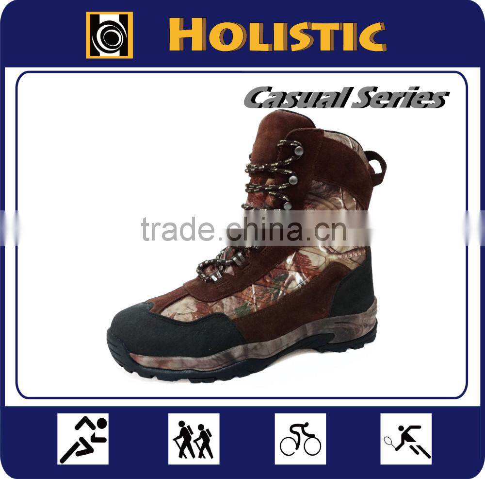 Colorful Fatigues Suede leather Waterproof Hunting boots