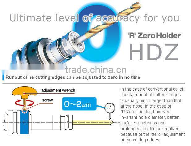 CNC Tool Holder NT TOOL "R" Zero Holder HDZ BT30
