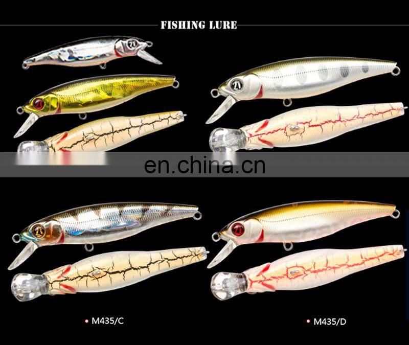 85mm 9g Hot Sale Wholesale Freshwater Fish Biat New Design Colorful Hard Minnow