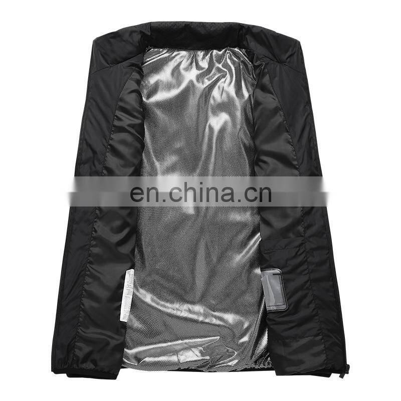 USD Smart Large Size Casual Stand Collar Heating Waistcoat