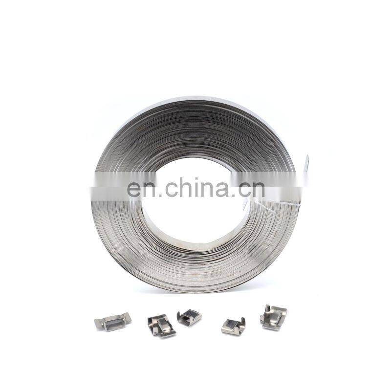MT-1708 cable manage ring Stainless steel pole hoop ring for ftth fiber optic cabling