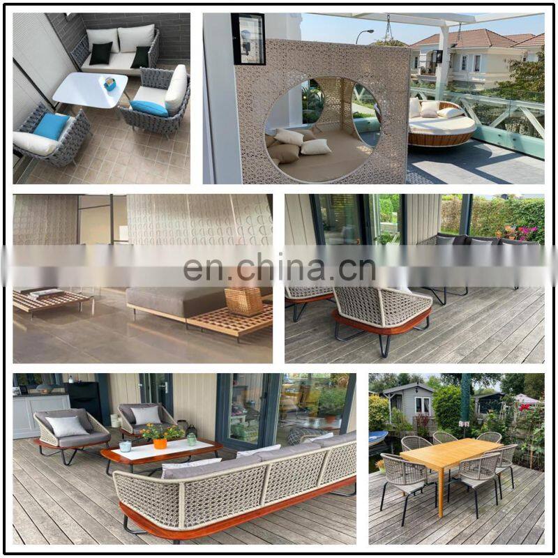China wholesale high quality garden balcony furniture outdoor rattan chair set