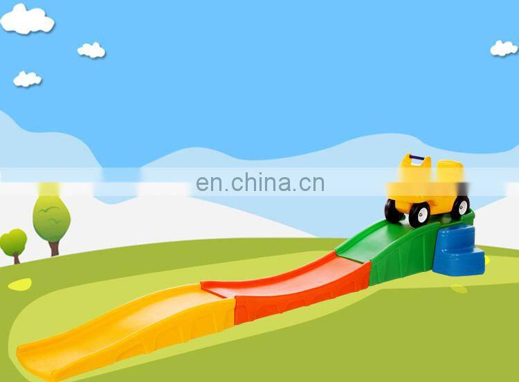 good quality Children cheap kindergarten plastic ride on toy cars track roller coaster three-stage scooter plastic car for baby