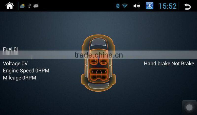 Quad-Core RK3188 A9 10.1" Pure Android Capacitive 1024x600 Car Radio Stereo for Android VW Santana GPS 3G WIFI CANBUS