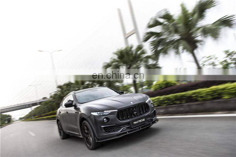 Runde Top Ranking For Maserati Levante Real Carbon Fiber Body Kit Front Lip Rear Diffuser Spoiler Middle Wing