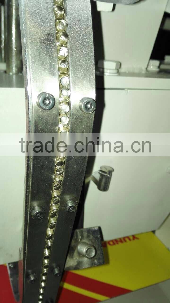 HAS VIDEO 195 Cycles 2 Heads Electric Paper Bag,Non Woven Bag,Shopping Bag Semi Automatic Eyelet Punch Machine