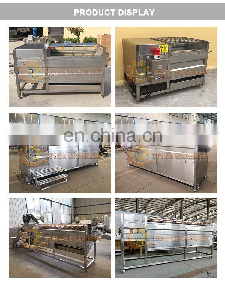 Customized Fruit Cleaning Washing Machine Vegetable And Fruit Bubble Cleaning Drying Machine Sweet Potato Strawberry Washing