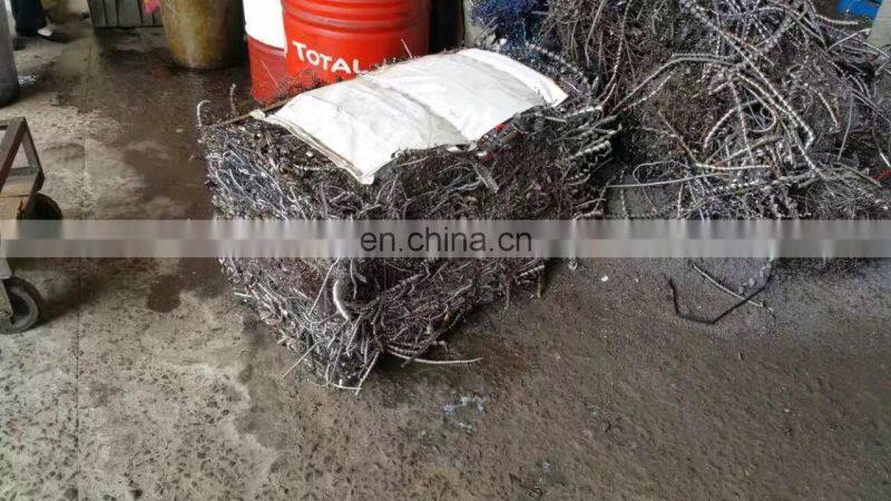Cardboard box scrap metal paper baler waste carton bale press machine