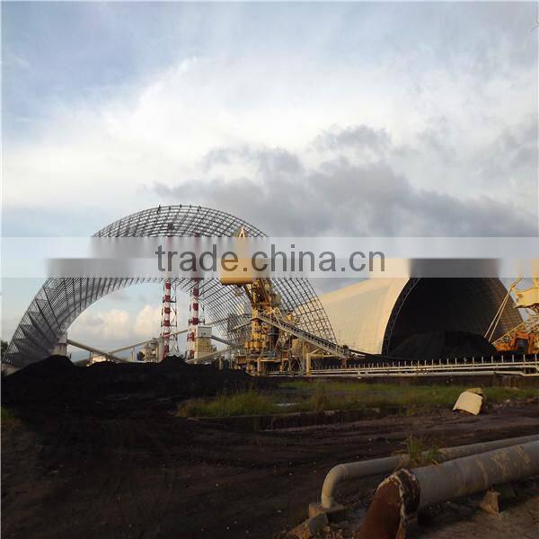 High standard prefab space frame for coal storage