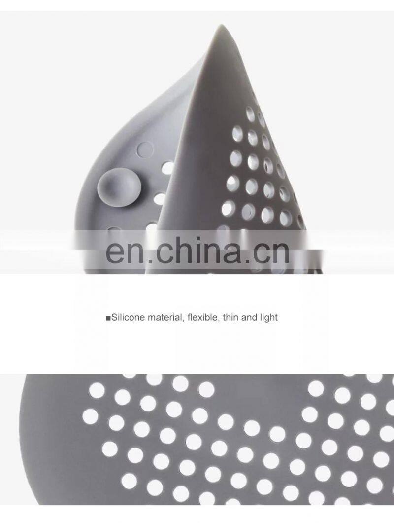 Hair Filter Sink Anti-blocking Strainer Bathtub Shower Floor Drain Stopper Silicone Kitchen Deodorant Plug Bathroom Accessories