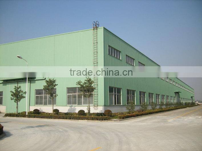 Long span galvanized steel structure low cost prefab warehouse