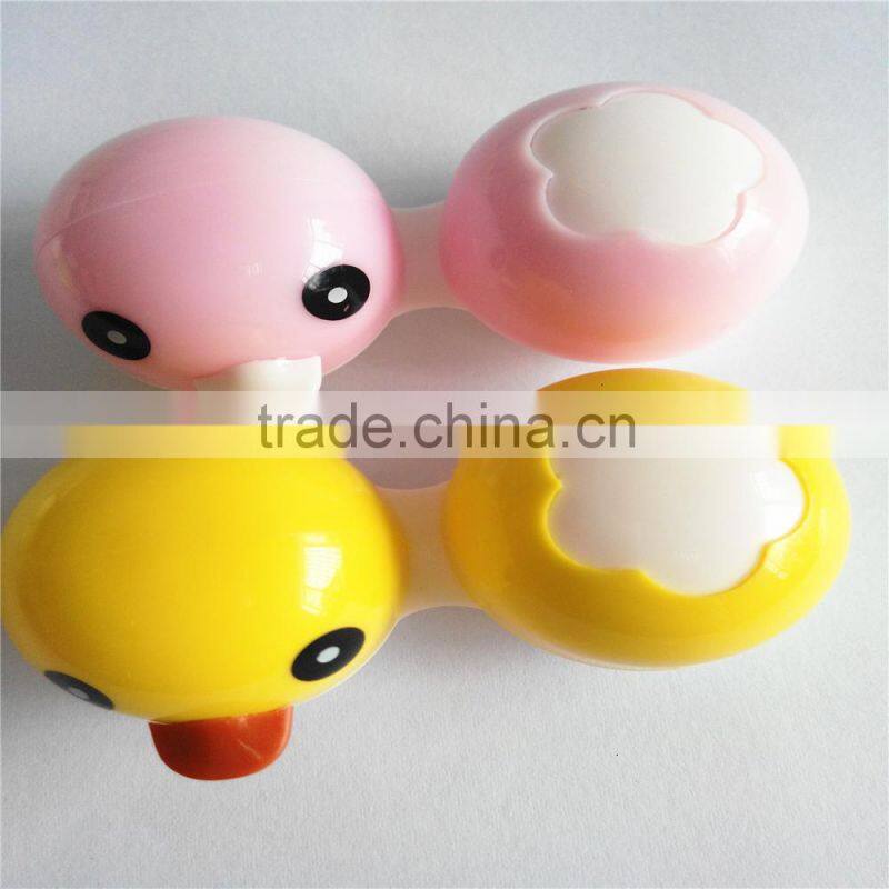 2015 mini duck fancy solution contact lens container