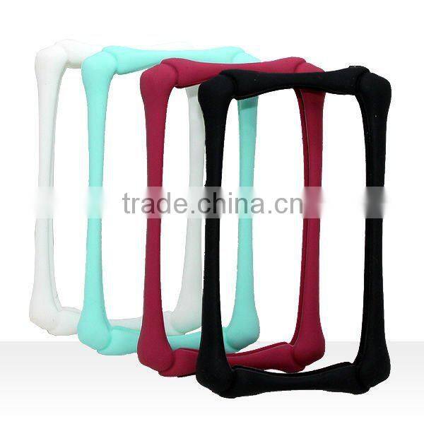 Bone Shape Frame Silicone Case for iPhone 4/4S