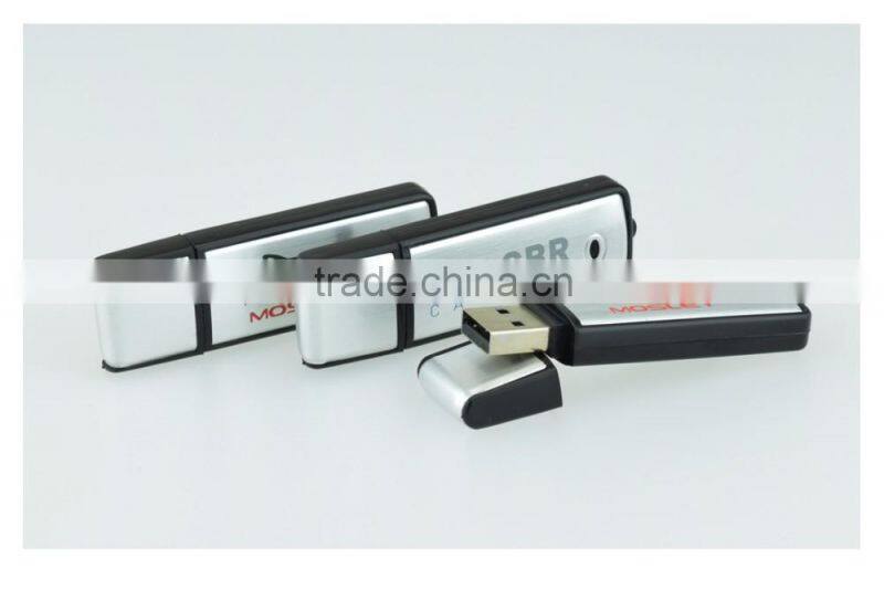 Classical aluminum usb stick 128gb with custom logo