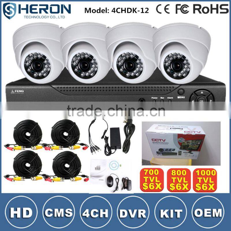 Top 10 cctv cameras DIY 4ch8ch16ch 720p960p dvr camera ahd cctv camera system