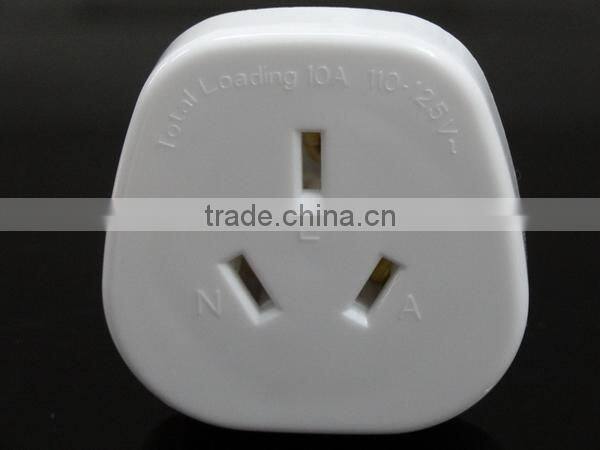 SAA Approved US Japan Type B to Australia/New-zealand/China Type I plug travel adapter converter