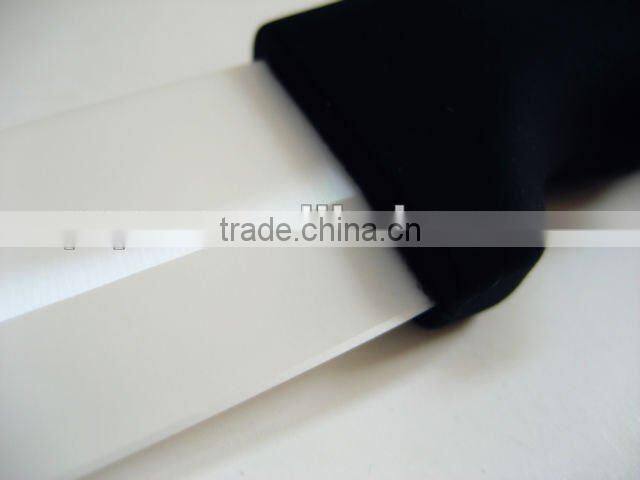 High grade 4 pcs ceramic kitchen knife set with acrylic stand 002A