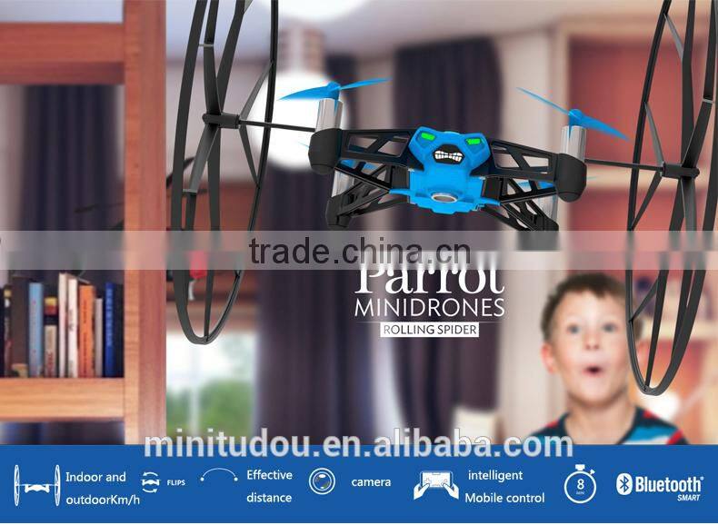 2014 New products wifi iphone RC drone quadcopter Minidrones Rolling spider flying and running Smart Climbing