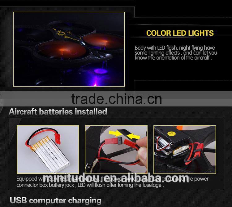 2014 X39V 2.4G 4 Axis RC Flying Toy UFO Quadcopter With Camera