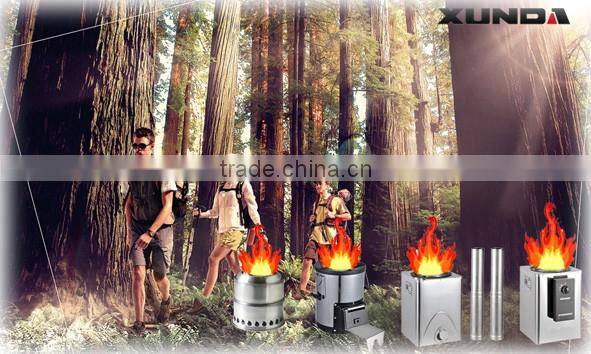 dragon series outdoor camping rocket stove filed dragon
