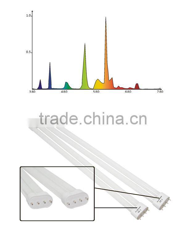 T5 HO Dual tube PLL 55W 3000K Bloom Fluorescent T5 Grow Light