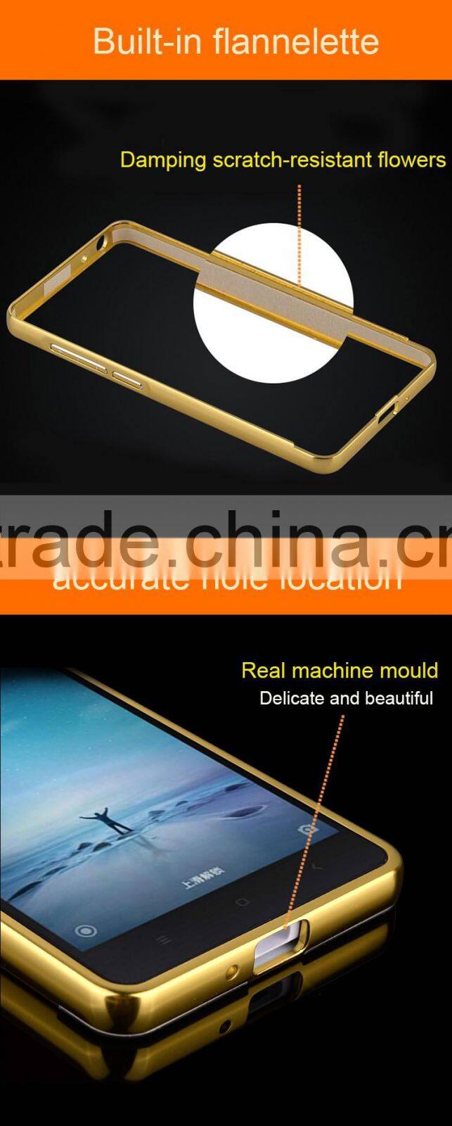 wholesale cell phone case luxury aluminum ultra-thin mirror metal case cover compact mirror case for samsung galaxy s3