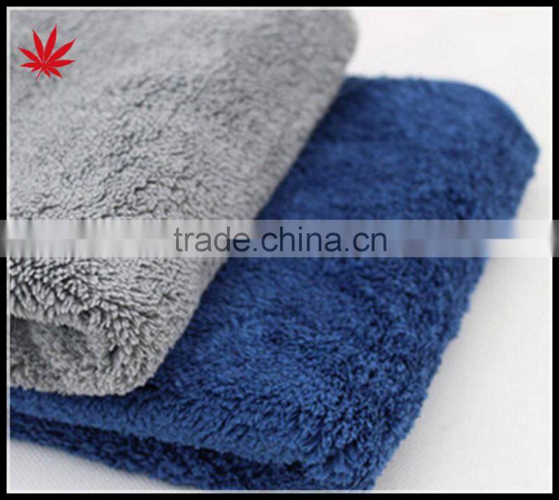 1000 GSM car hairdressing 40 * 60 deluxe microfiber coral fleece towel waxing polishing towels