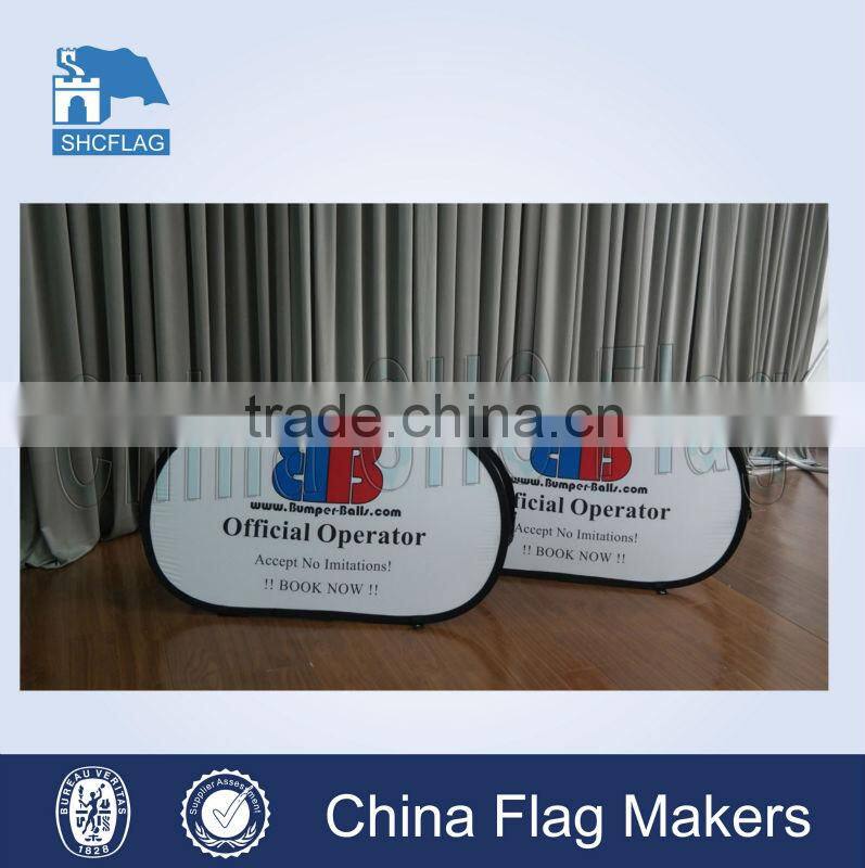 Portable advertising and display best quality pop up display