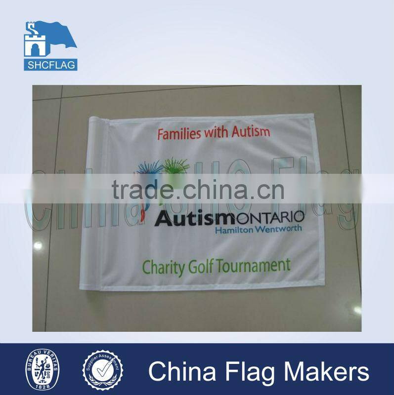 100%polyester custom golf flags