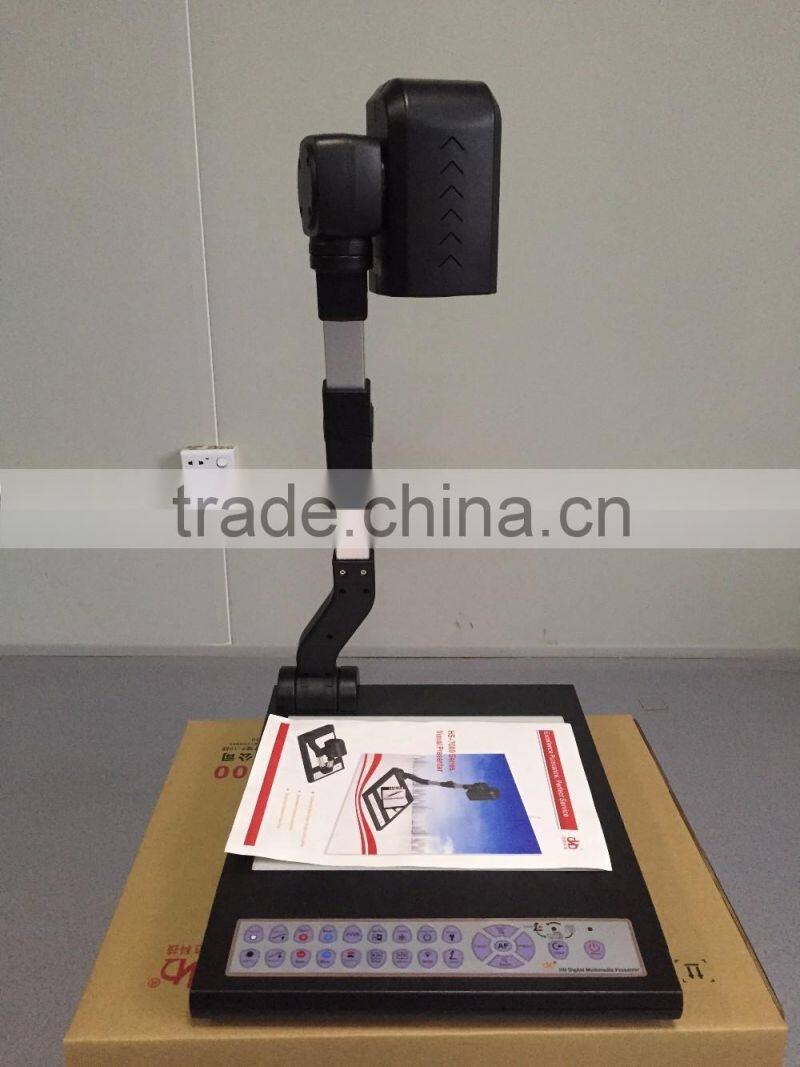 Foldable A4 paper portable document camera high definition digital visualizer with VGA interface