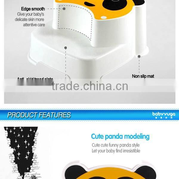 infant anti-skid toilet step stool with 2 layers