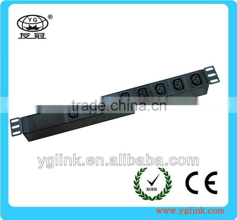 1U IEC 320 C13 type power distribution unit