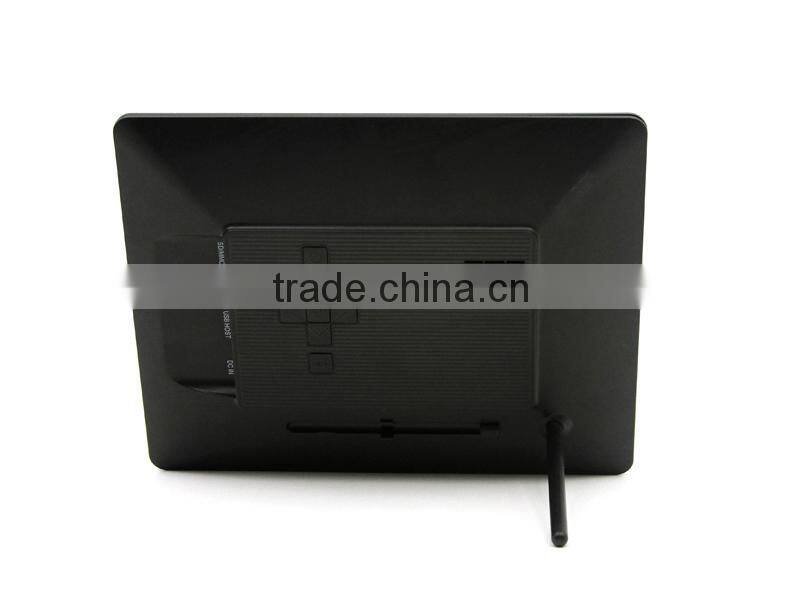 popular 8 inch digital photo frame, digital picture frame with wholesale price, high quality with mass production