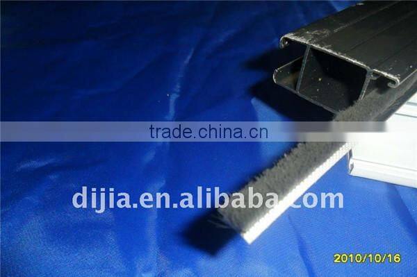 Black self adhesive rubber strip